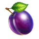 3 flaming clovers plum symbol