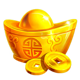 3 fortune pots ingot symbol