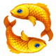 3 fortune pots koi fish symbol