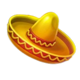 3 fuego chillies sombrero symbol