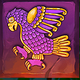 3 lucky idols bird symbol