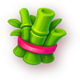 3 lucky monkeys hold and win bamboo symbol