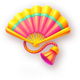 3 lucky monkeys hold and win fan symbol