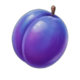 3 sparking crowns plum symbol