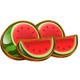 3x5 hold the spin watermelon symbol
