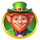 3x5 patrick hold the spin leprechaun symbol