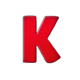 3x catch k symbol