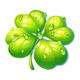 40 splendid sevens clover symbol