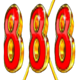 888 gold triple 8 symbol