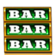 888 gold triple bar symbol
