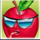 888 software freaky fruit apple symbol