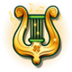 9 pots of gold harp symbol