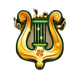 9 pots of gold king millions harp symbol