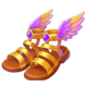 9 thunderbolts winged sandals symbol
