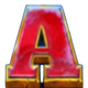 9k yeti gold letter a symbol