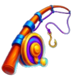 action bass rod symbol
