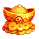 action boost fortune gold symbol