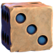 ancient troy dice 3 number symbol