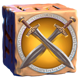 ancient troy dice swords symbol