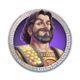 ancient troy purple man symbol