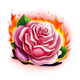 angel vs sinner eternal battle rose symbol
