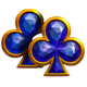 atomic coins running wins clubs symbol