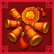 baozang the legend of 3 coins firecrackers symbol