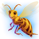 beary wild bee bee symbol