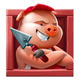 big bad wolf pigs of steel pigwithatrowel symbol
