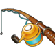 big bass bonanza oranje jackpot fishing rod symbol