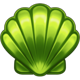 big boat big catch green clam symbol