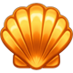 big boat big catch orange clam symbol