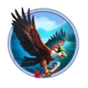 big catch bonanza christmas catch eagle symbol