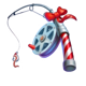 big catch bonanza christmas catch fishingrod symbol
