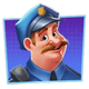 big heist policeman symbol