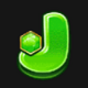 big piggy bank j symbol
