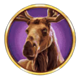 bison moon power combo moose symbol