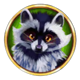bison moon power combo racoon symbol