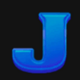 black wolf hold and win j letter symbol