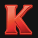 black wolf hold and win k letter symbol