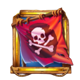 blackbeards lucky bucks flag symbol