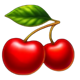 blazing coins hold and win red cherries symbol