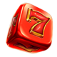 blazing crown dice 7 symbol