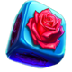 blazing crown dice rose symbol