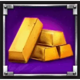 blazing fire pots hold and spin gold bars symbol