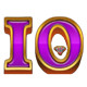 book of pharaon gold number 10 symbol