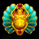 book of tut megaways bettle symbol