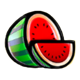 burning coins 40 watermelon symbol