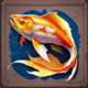 caishen gold infinity dragon fish symbol
