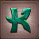caishen gold infinity dragon k symbol